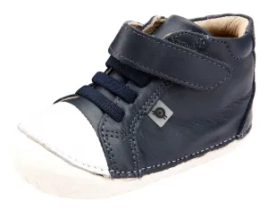 Old Soles Boy's and Girl's 4064 High Pop Shoes - Navy/Snow