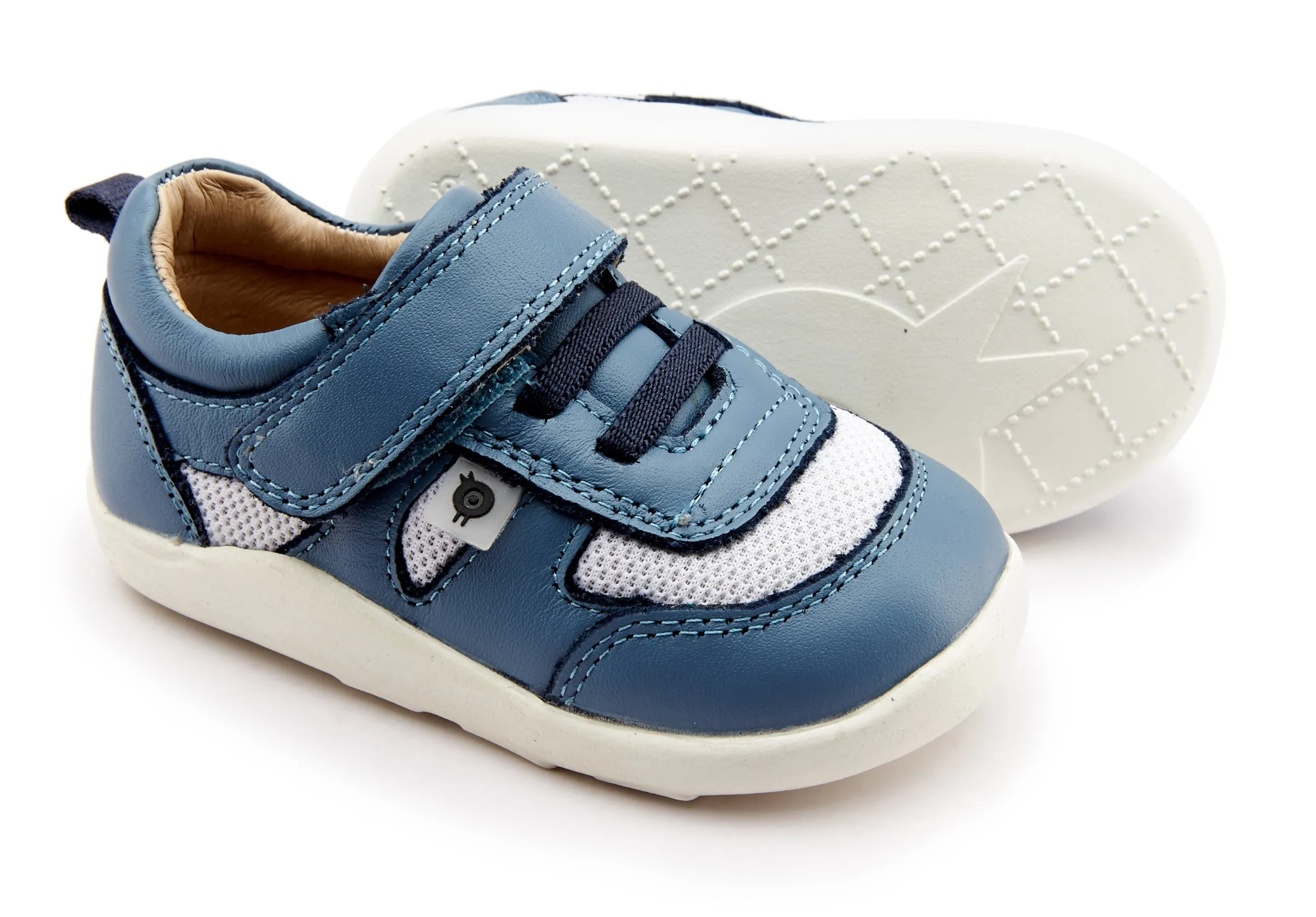 Old Soles Boy's and Girl's 8010 Cruzin Shoe - Indigo/Snow