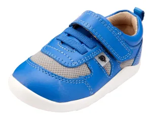 Old Soles Boy's and Girl's 8010 Cruzin Shoe - Neon Blue/Light Grey