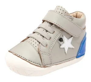 Old Soles Boy's and Girl's Champster Pave Shoes - Gris/Neon Blue/Snow