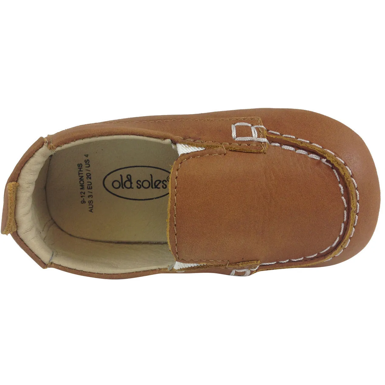 Old Soles Boy's Tan Boat Shoes