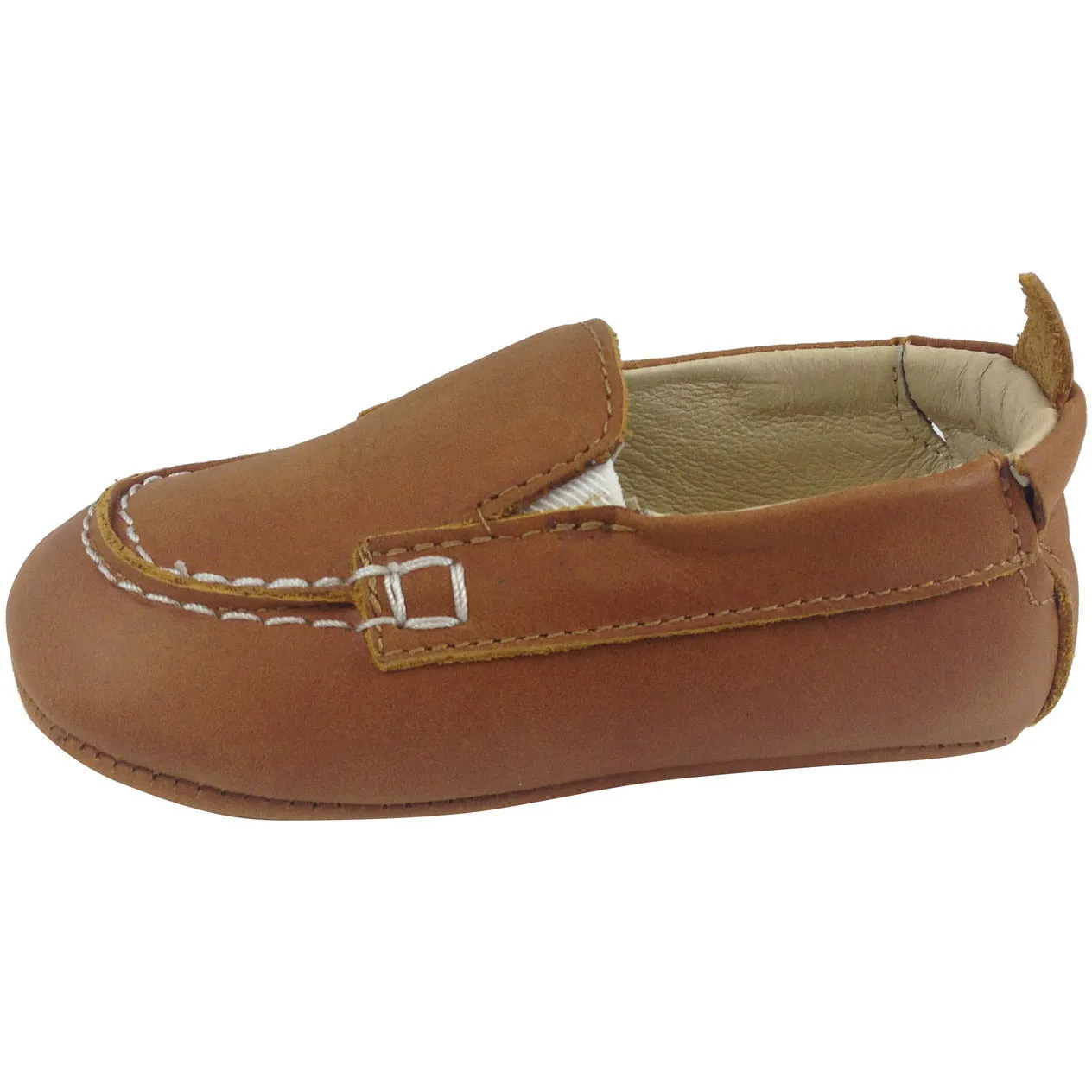 Old Soles Boy's Tan Boat Shoes