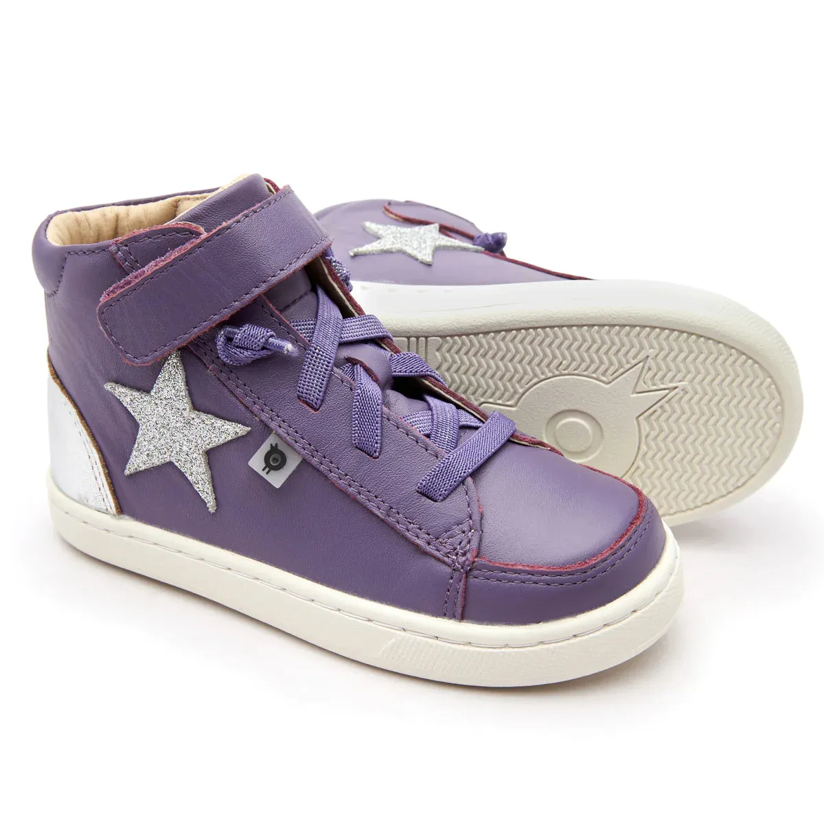 Old Soles Girl's 6104 Champster Sneakers - Lavender/Silver/Glam Argent