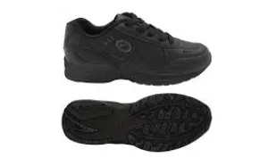 OPTIMUM Mens plain Black Trainers Lace Up ideal for work/school