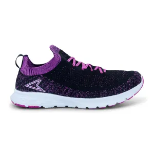 Power Purple-Black Sporty Sneaker for Women