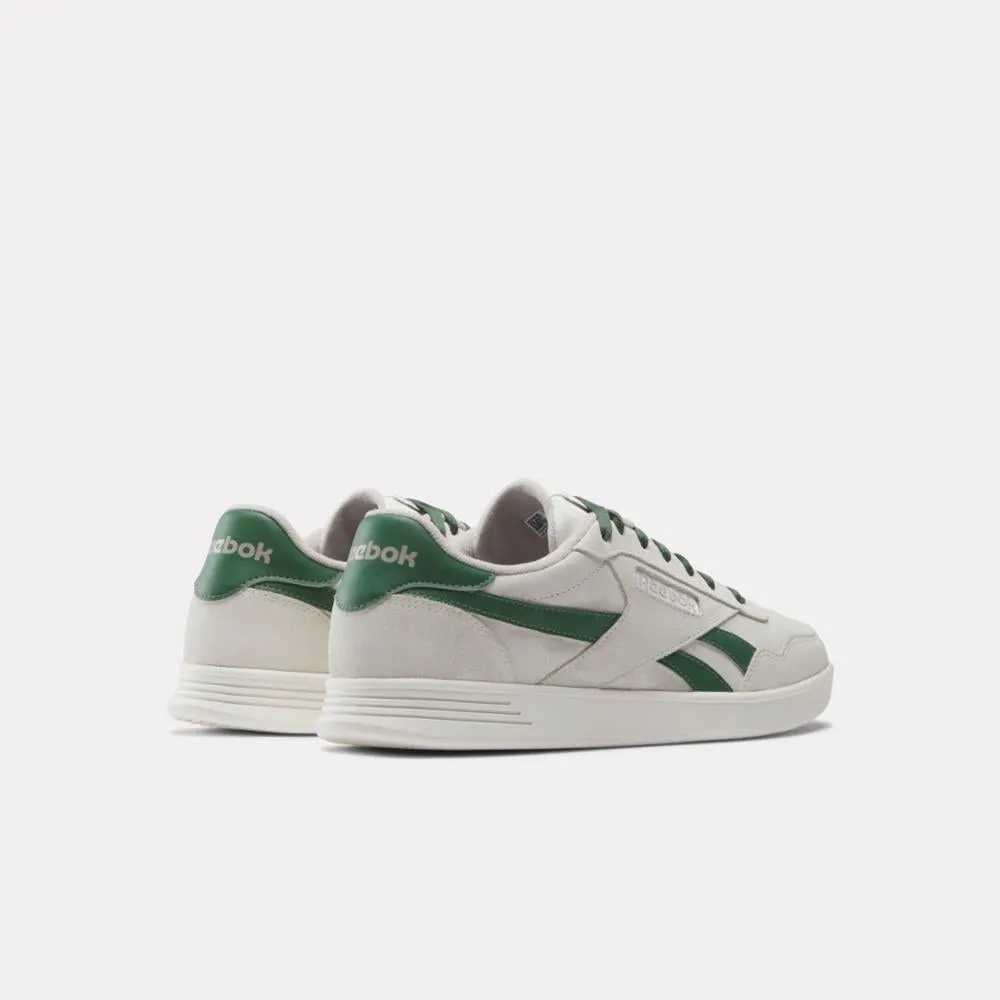 Reebok Footwear Men Reebok Court Advance Shoes CHALK/CHALK/ESCAPEGREEN