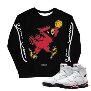 Retro 7 Cardinal Sweatshirt