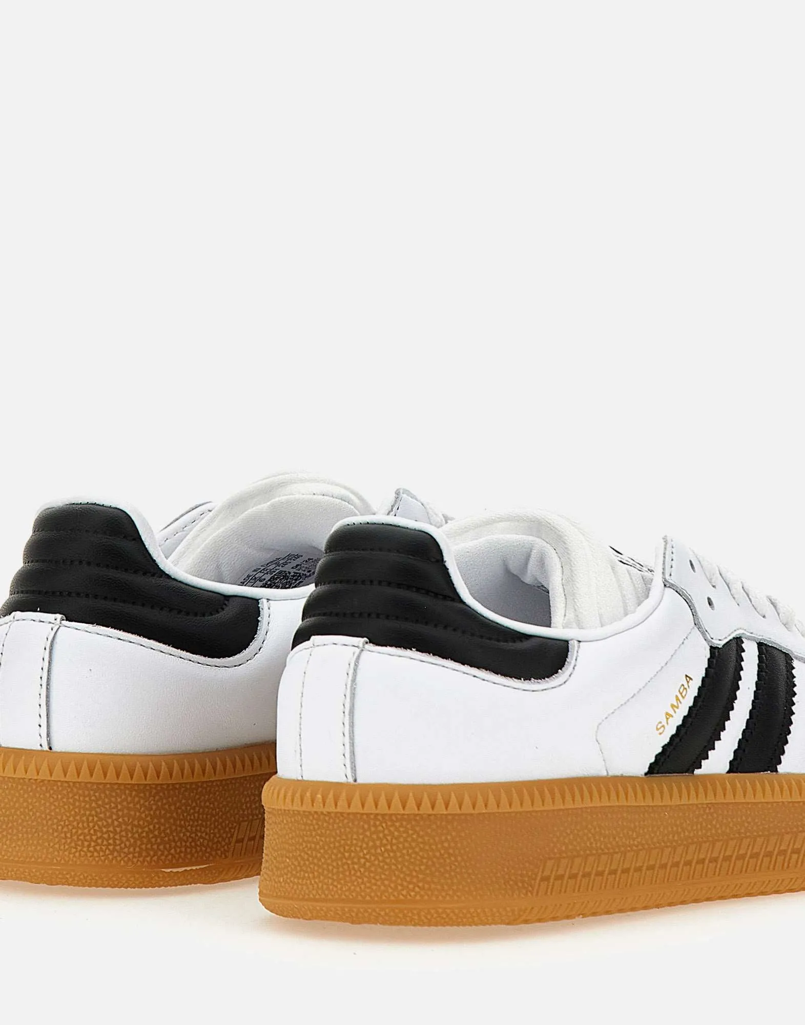 Samba xlg White Sneakers with Black Details