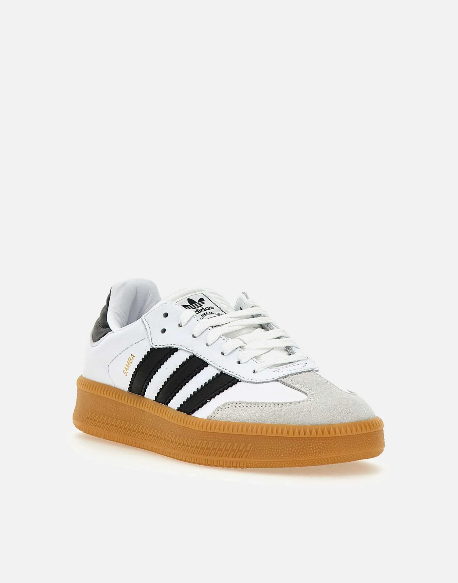 Samba xlg White Sneakers with Black Details