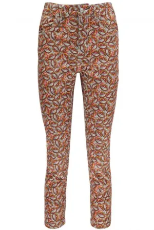 Sanne enkellange broek met all-over print