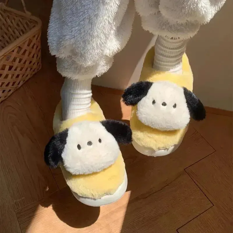 Sanrio Pochacco Cute Warm Sandals