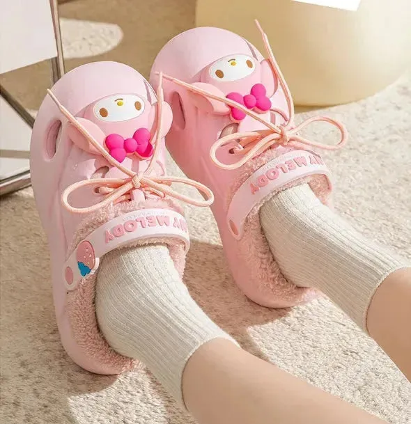 Sanrio Winter Warm Plush Clogs