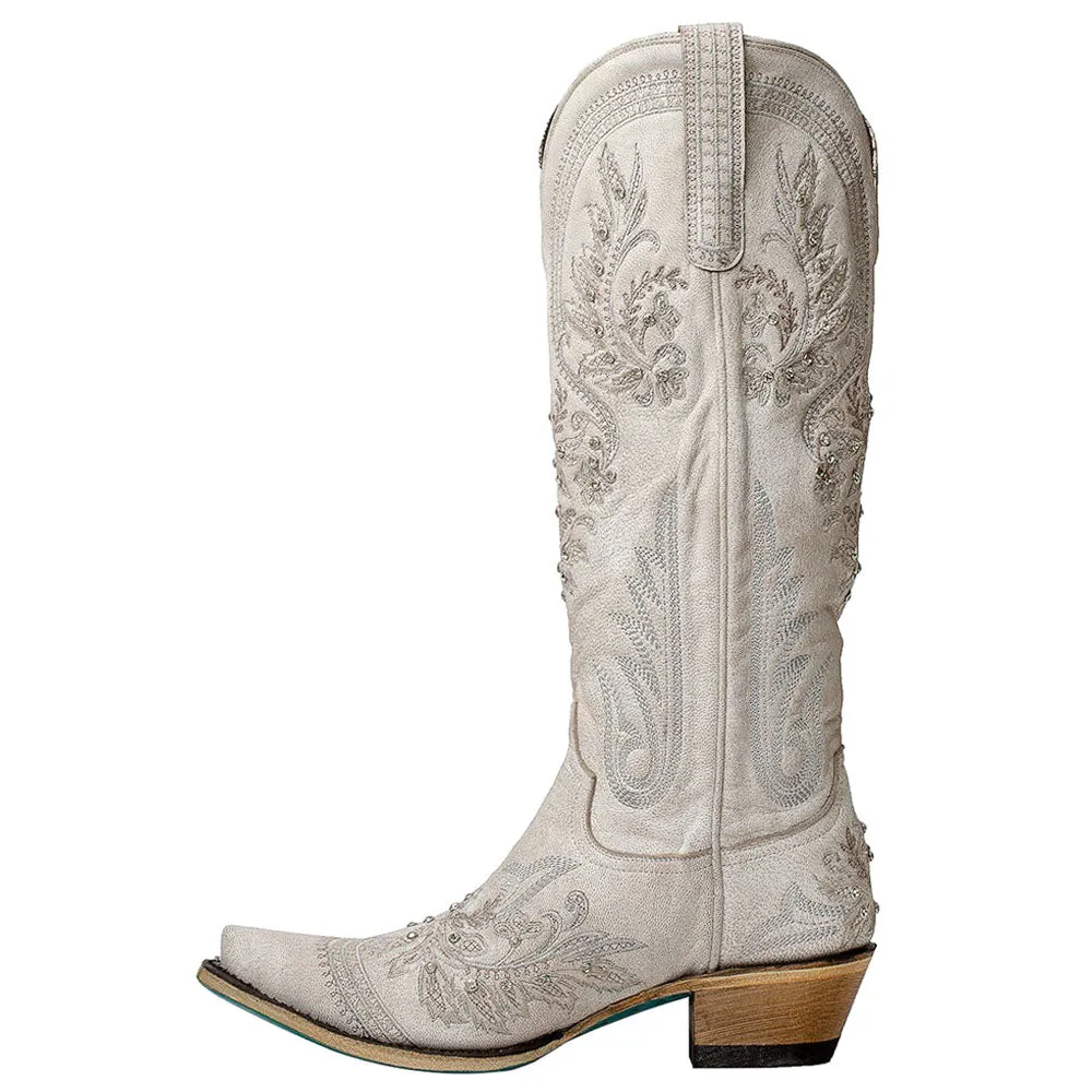 Santorini Embroidered Snip Toe Cowboy Boots