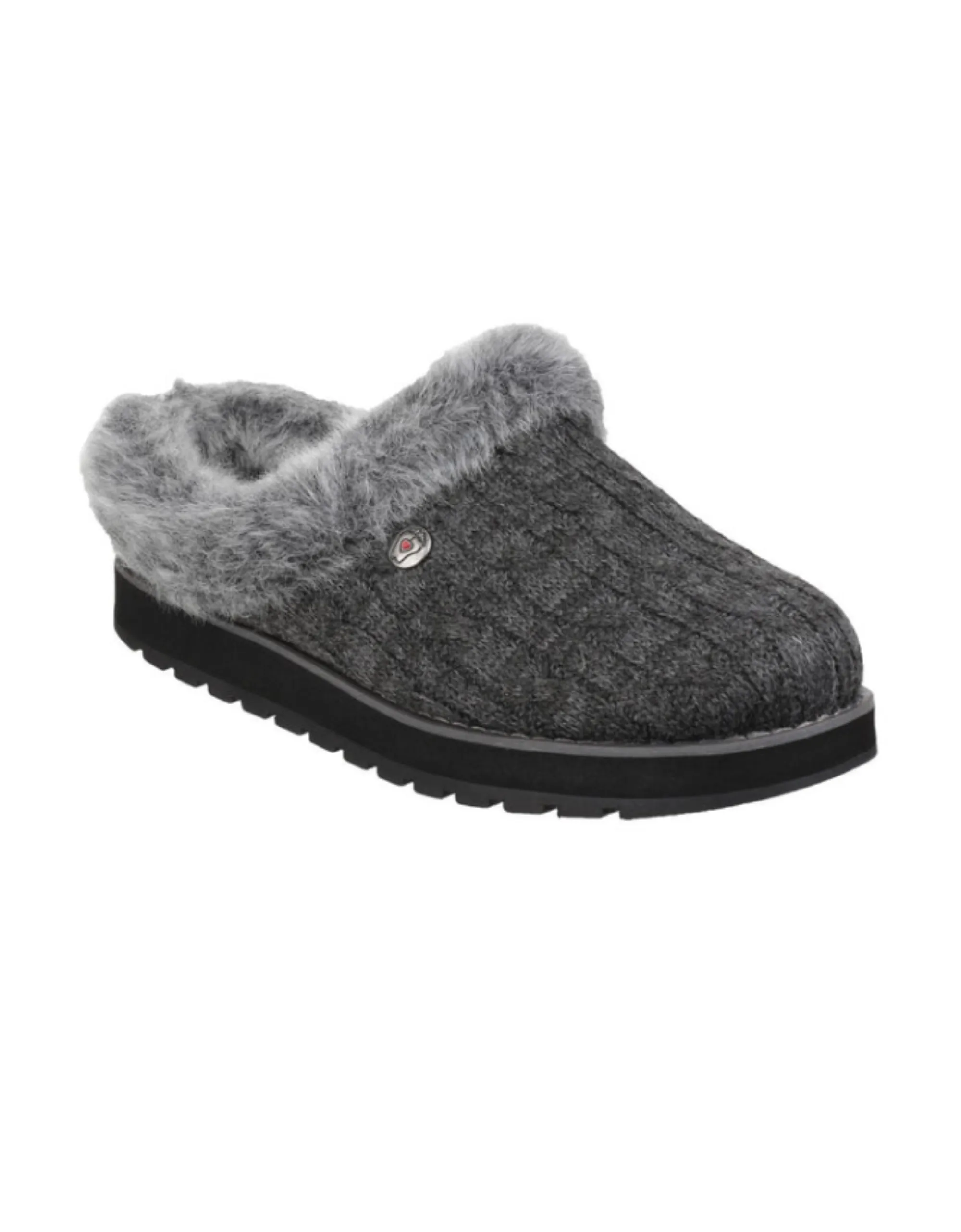 Skechers 31204 CCL Keepsakes Ice Angel Mule Slipper - Charcoal