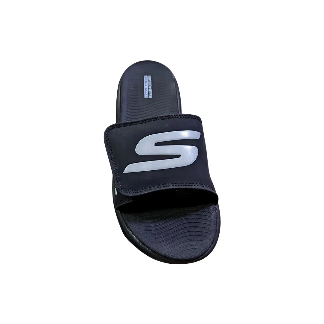 Sketch Max Cushion Slide Black – Orthopedic Cloud Foam Sandals w/ Arch Support | Unisex Comfort for Home, Gym & Summer | Royal Trend