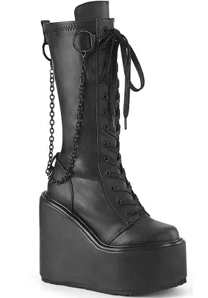 SWING-150 [Black] | PLATFORM BOOTS [PREORDER]