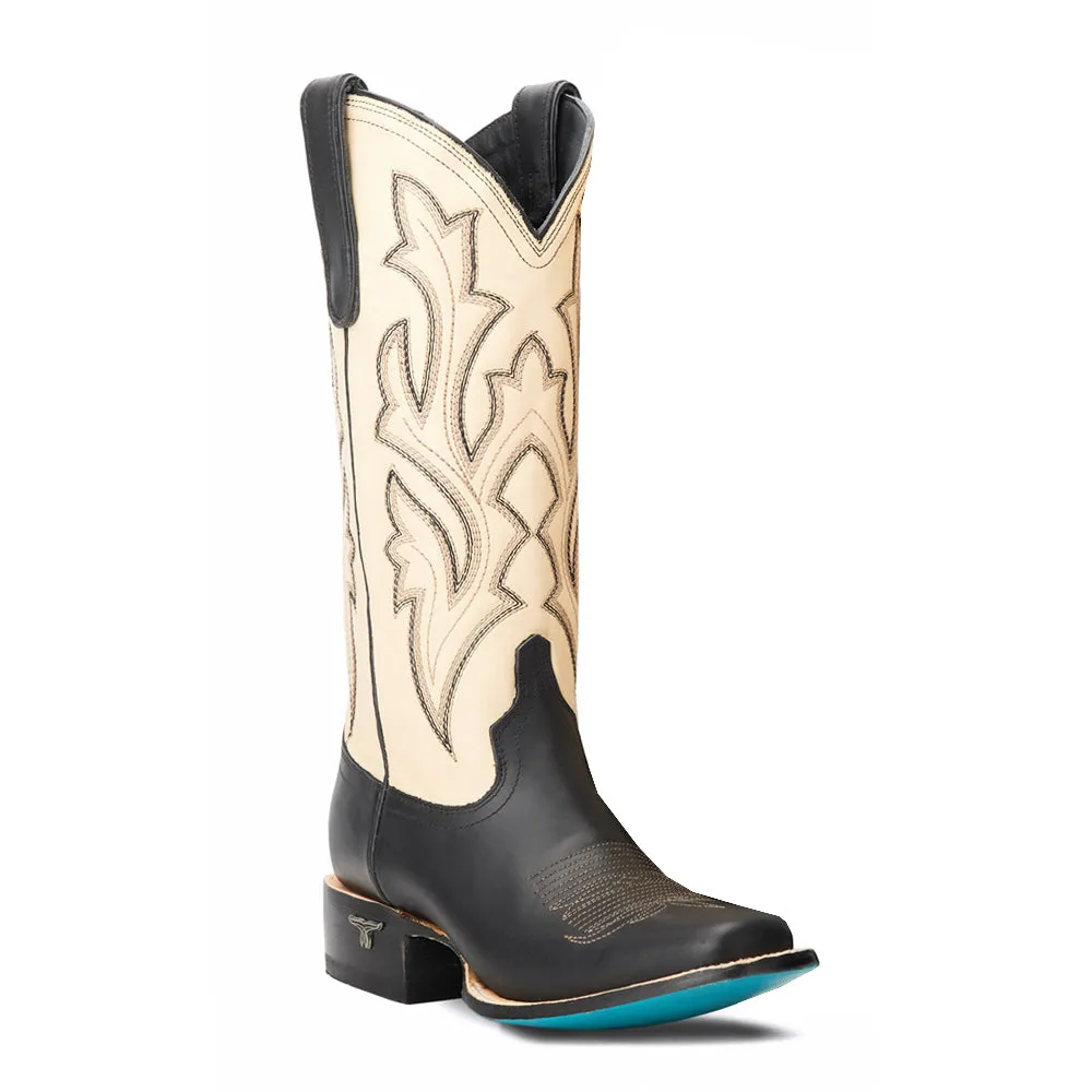 The Classic Embroidered Square Toe Cowboy Boots