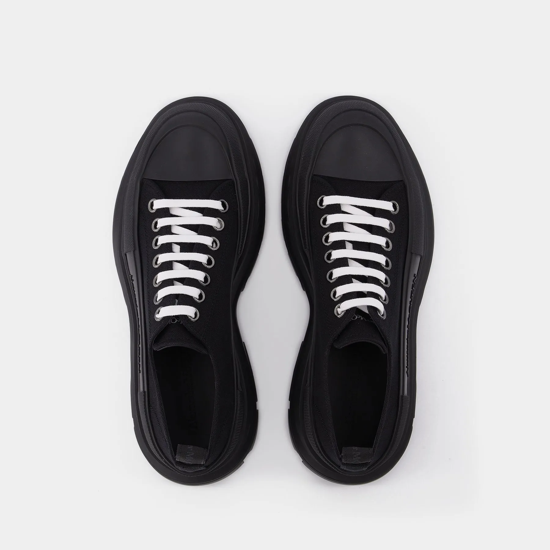 Tread Slick Sneakers - Alexander Mcqueen - Black - Canva