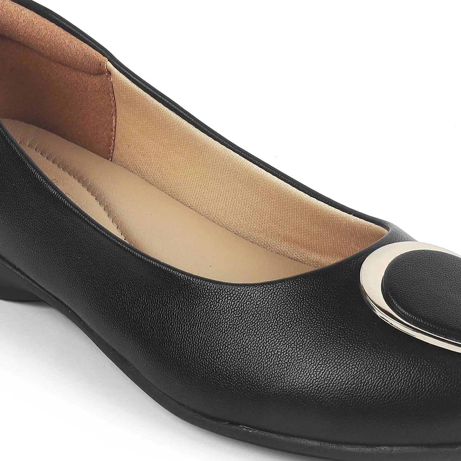 Tresmode Jelo Black Women's Casual Ballerinas