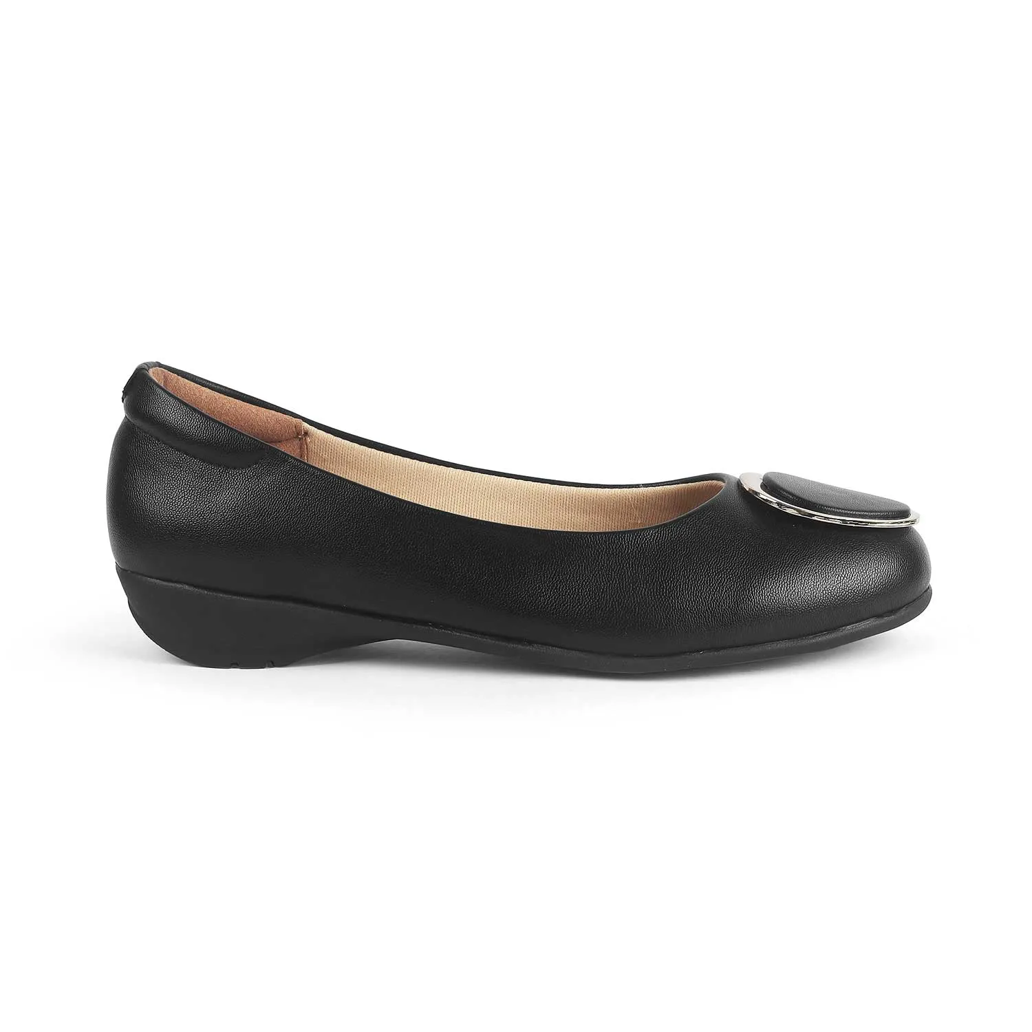 Tresmode Jelo Black Women's Casual Ballerinas