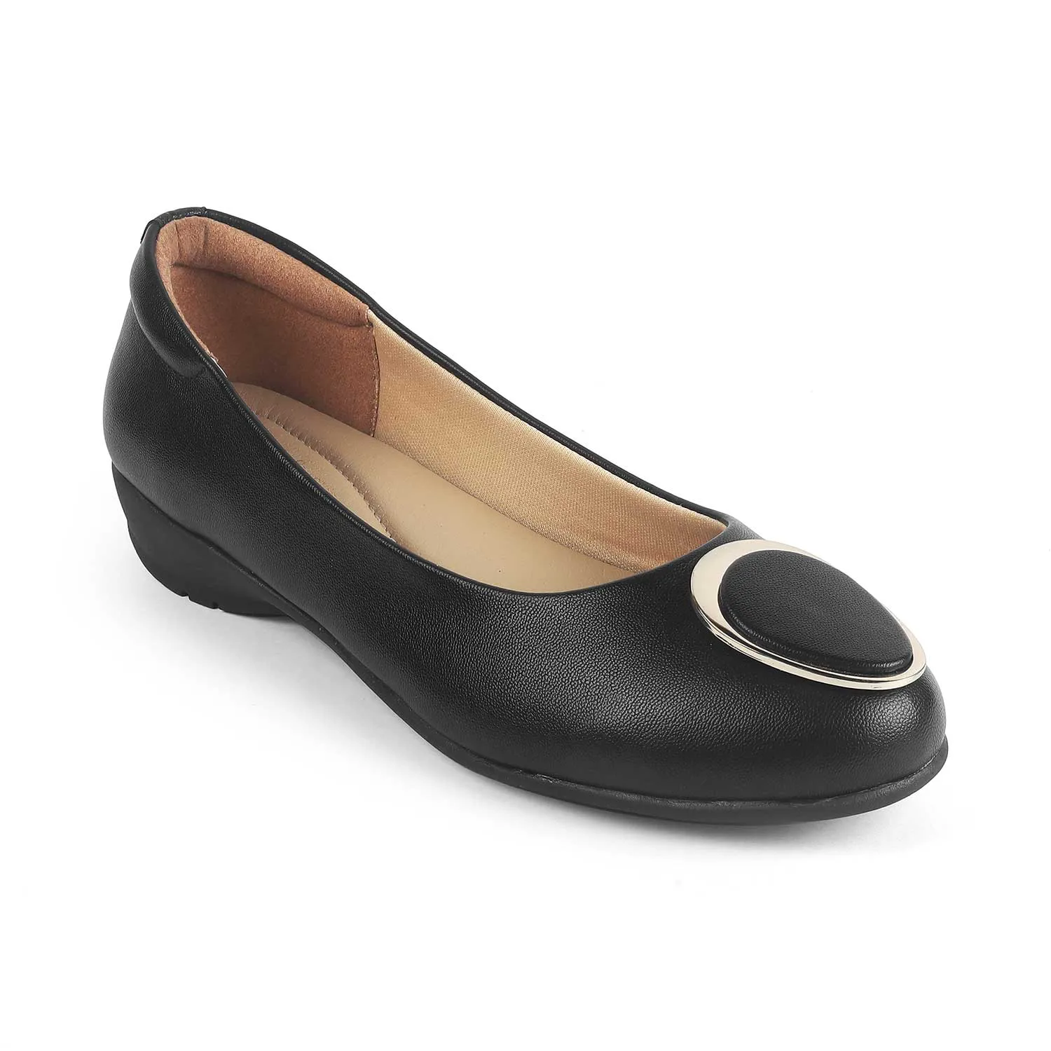 Tresmode Jelo Black Women's Casual Ballerinas