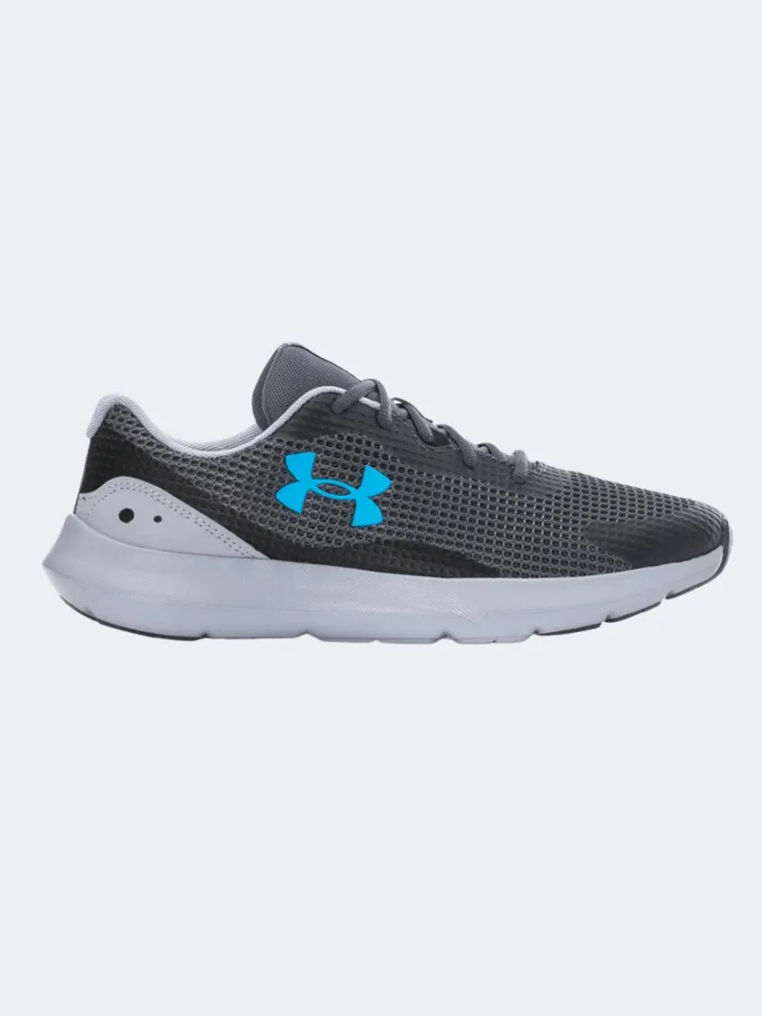 Under Armour Surge 3 Running Shoes  Grey/Blue Surf