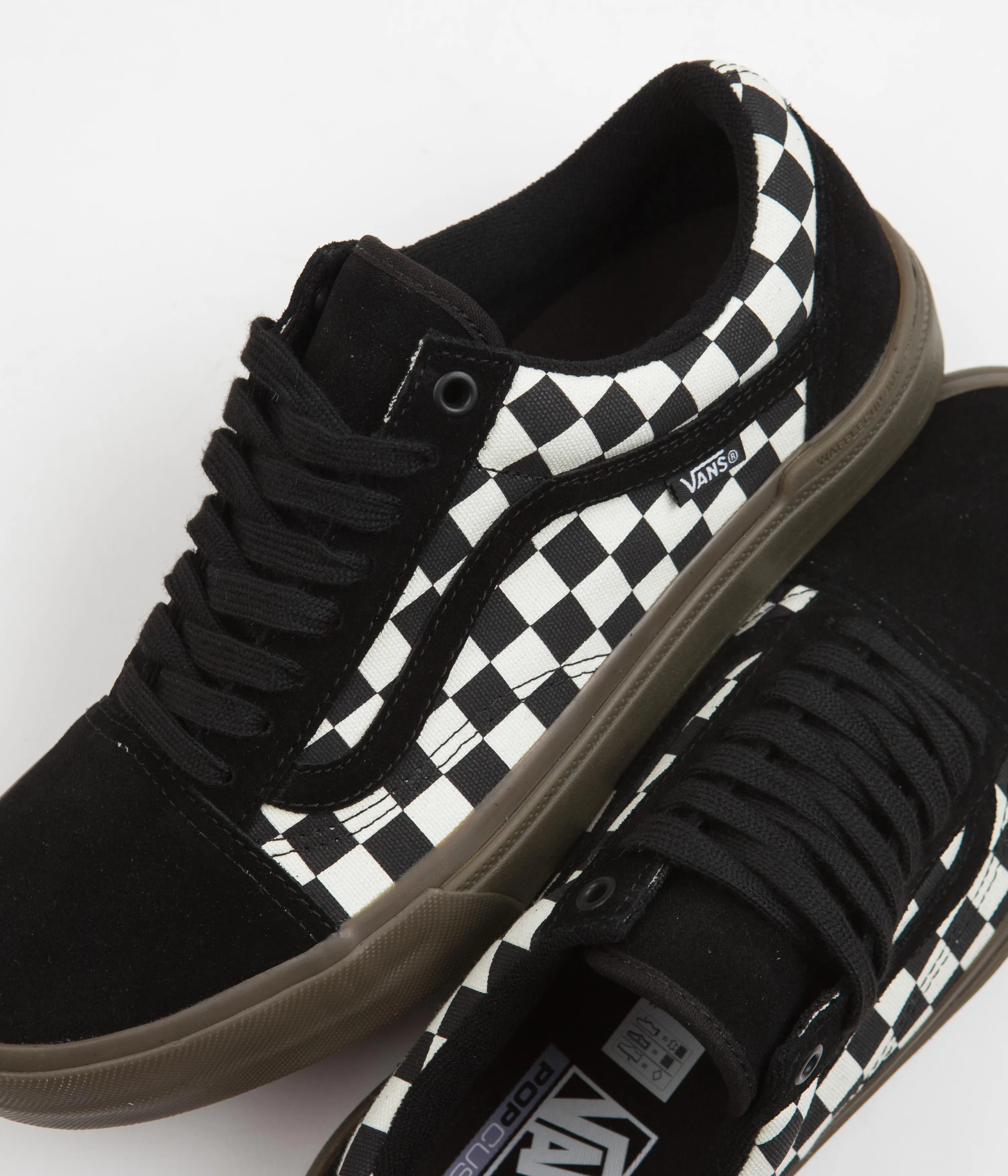 Vans BMX Old Skool Shoes - Checkerboard Black / Dark Gum