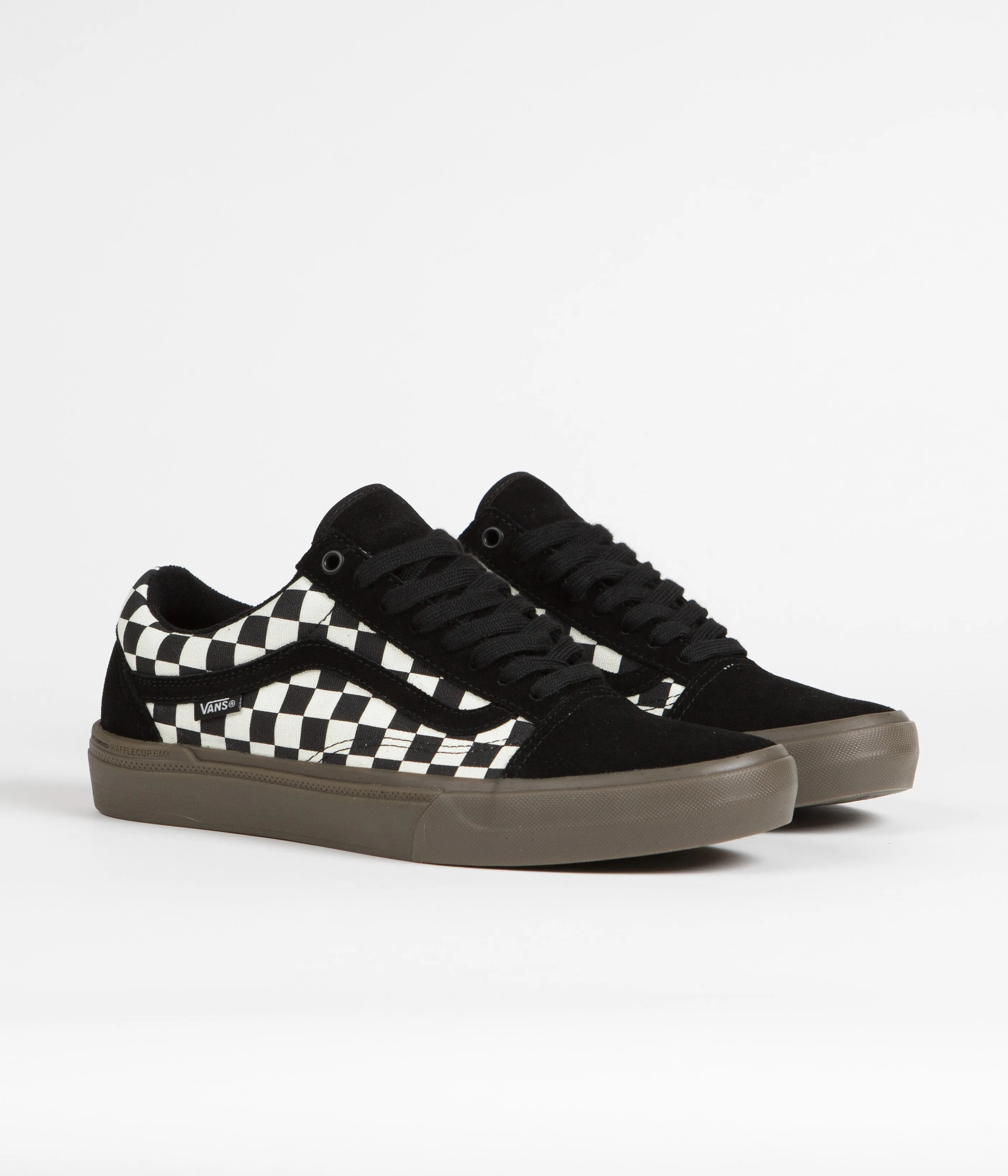 Vans BMX Old Skool Shoes - Checkerboard Black / Dark Gum