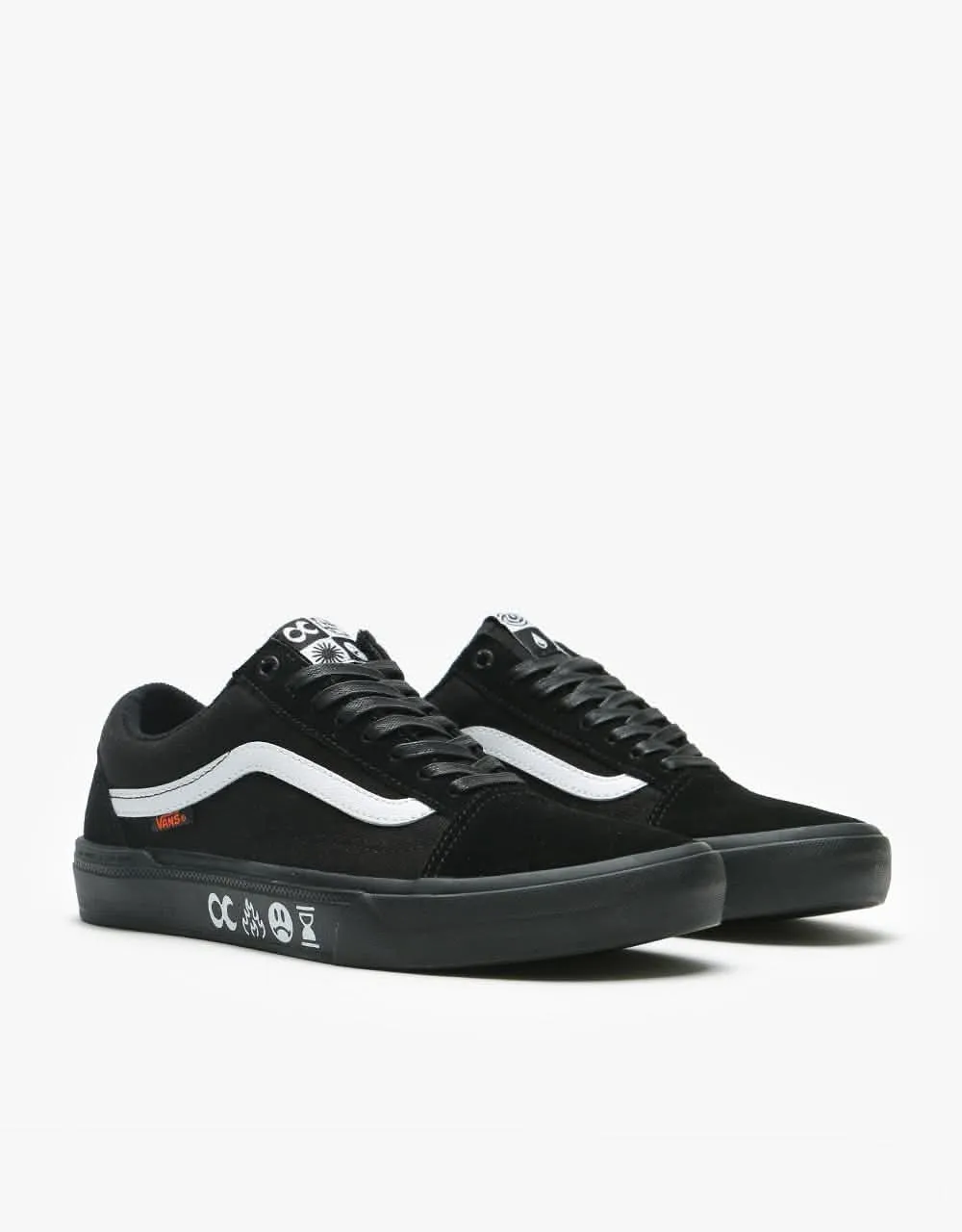 Vans Old Skool Pro BMX Skate Shoes - (Cult) Black/Black