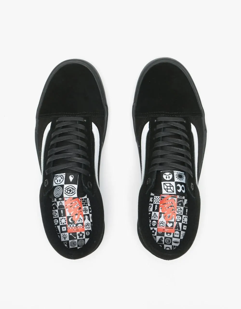 Vans Old Skool Pro BMX Skate Shoes - (Cult) Black/Black