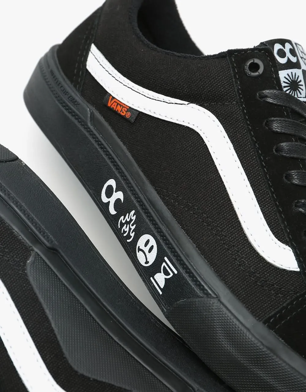 Vans Old Skool Pro BMX Skate Shoes - (Cult) Black/Black