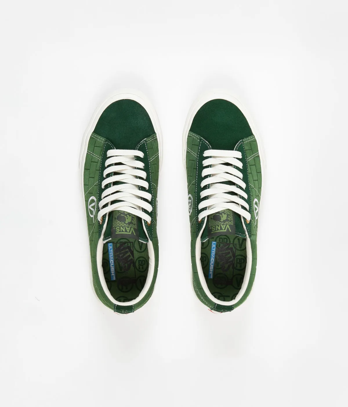 Vans x Pass Port Sid Pro Shoes - Dark Green