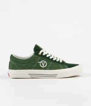 Vans x Pass Port Sid Pro Shoes - Dark Green