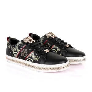 Versace Medusa Head Black and Vintage  Sneakers