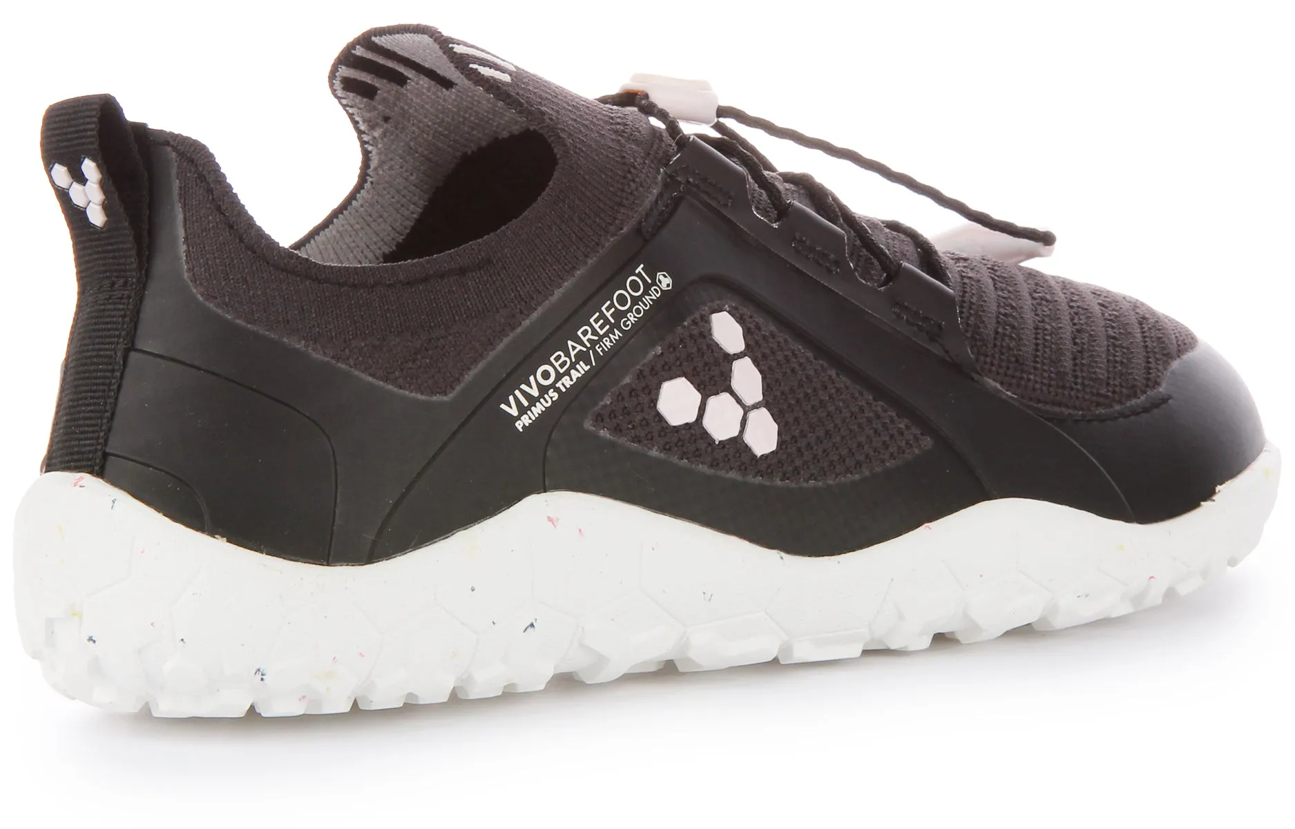 Vivobarefoot Primus Trail In Black White For Women