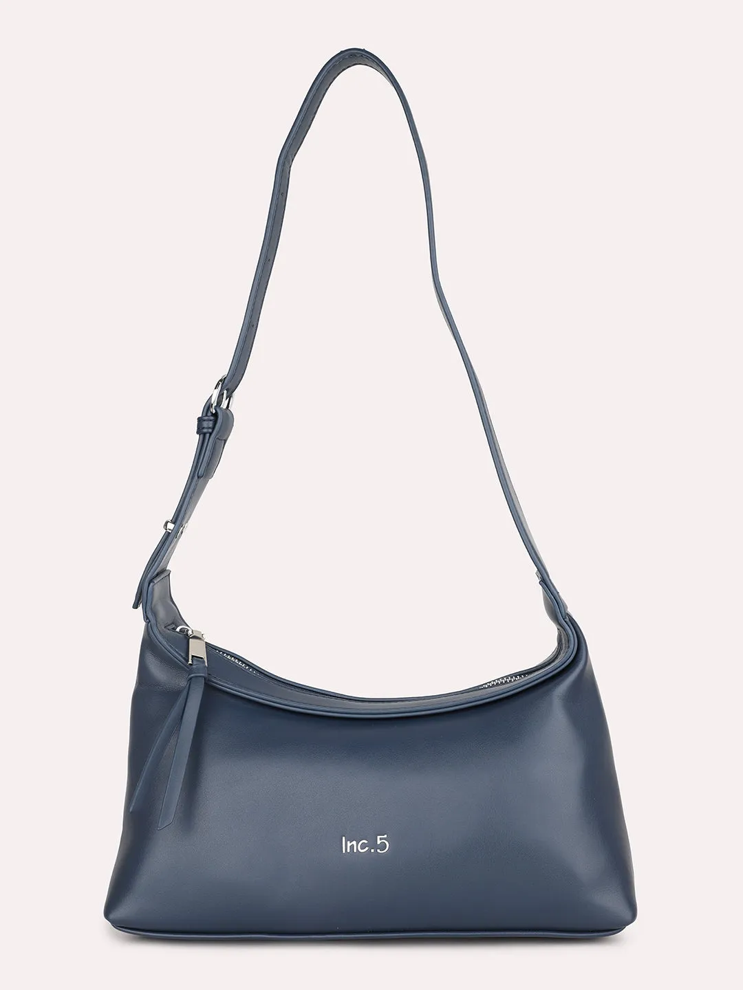 Women Blue Solid Shoulder Bag