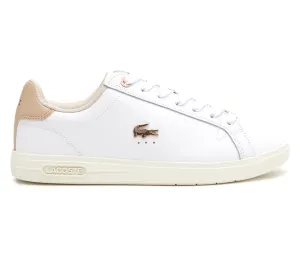 Women's Lacoste Graduate Pro 222 2 SFA (White/Light Pink)