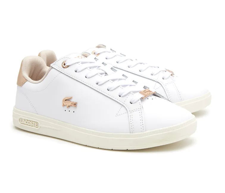 Women's Lacoste Graduate Pro 222 2 SFA (White/Light Pink)