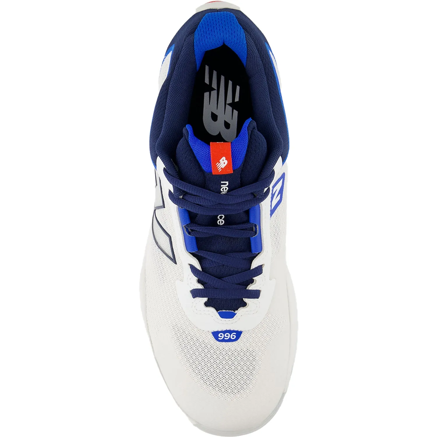 Women's New Balance WCH99V6 White/Navy Pickleball/Court Synthetic